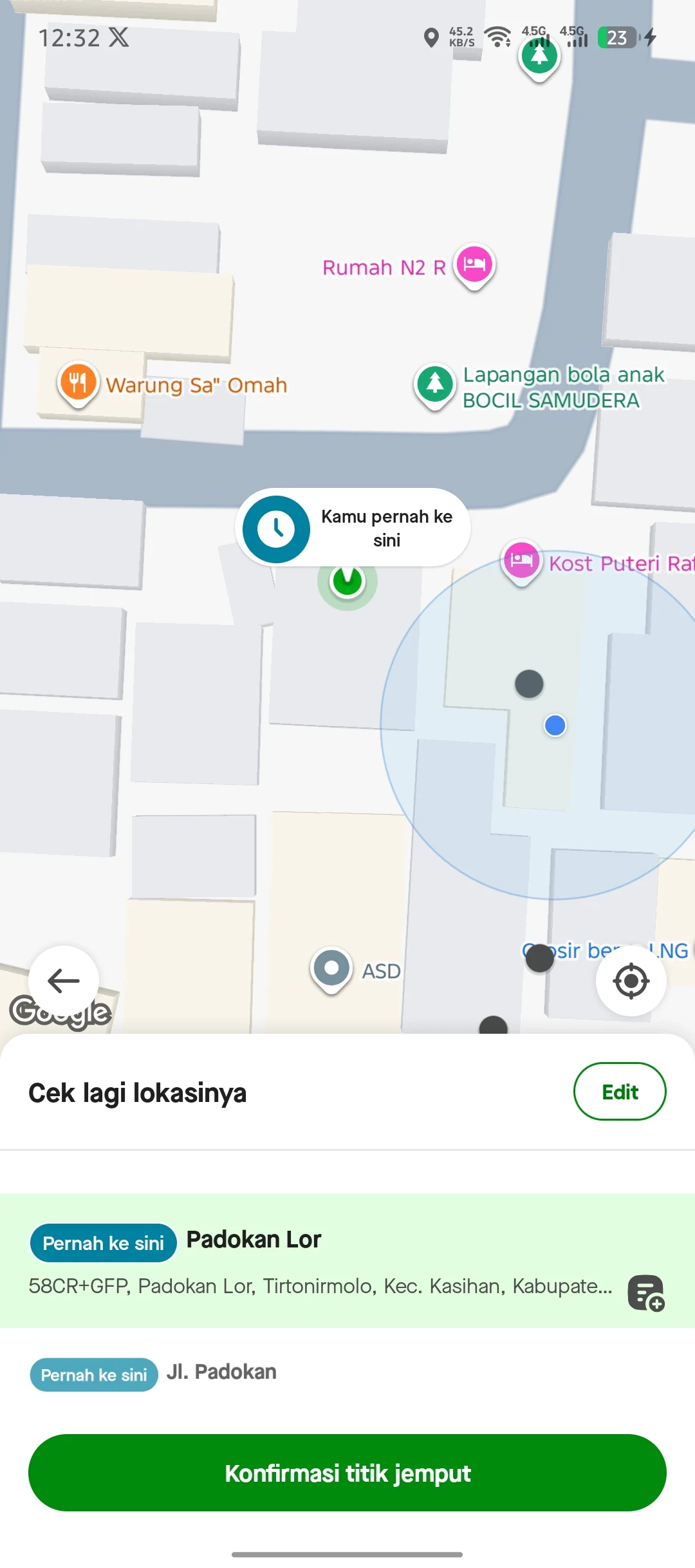 Pilihan Drop-off Fleksibel