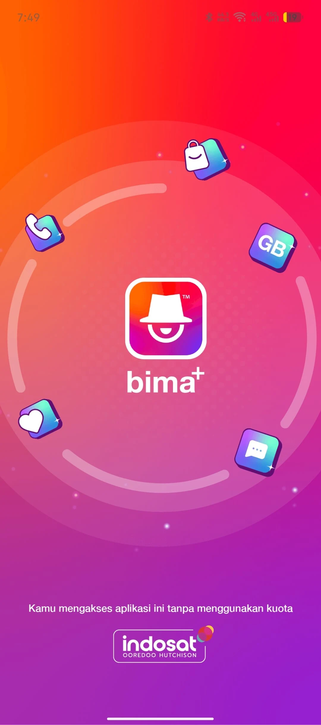 Splash screen