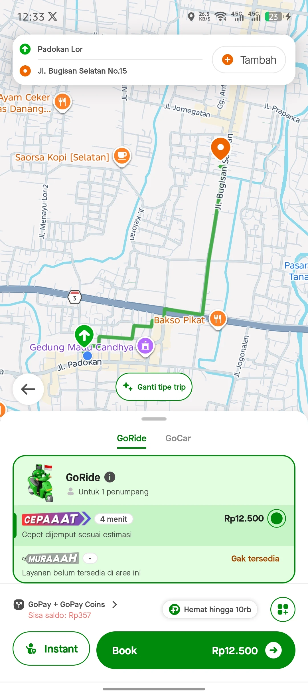 Estimasi Tarif Jelas & Transparan