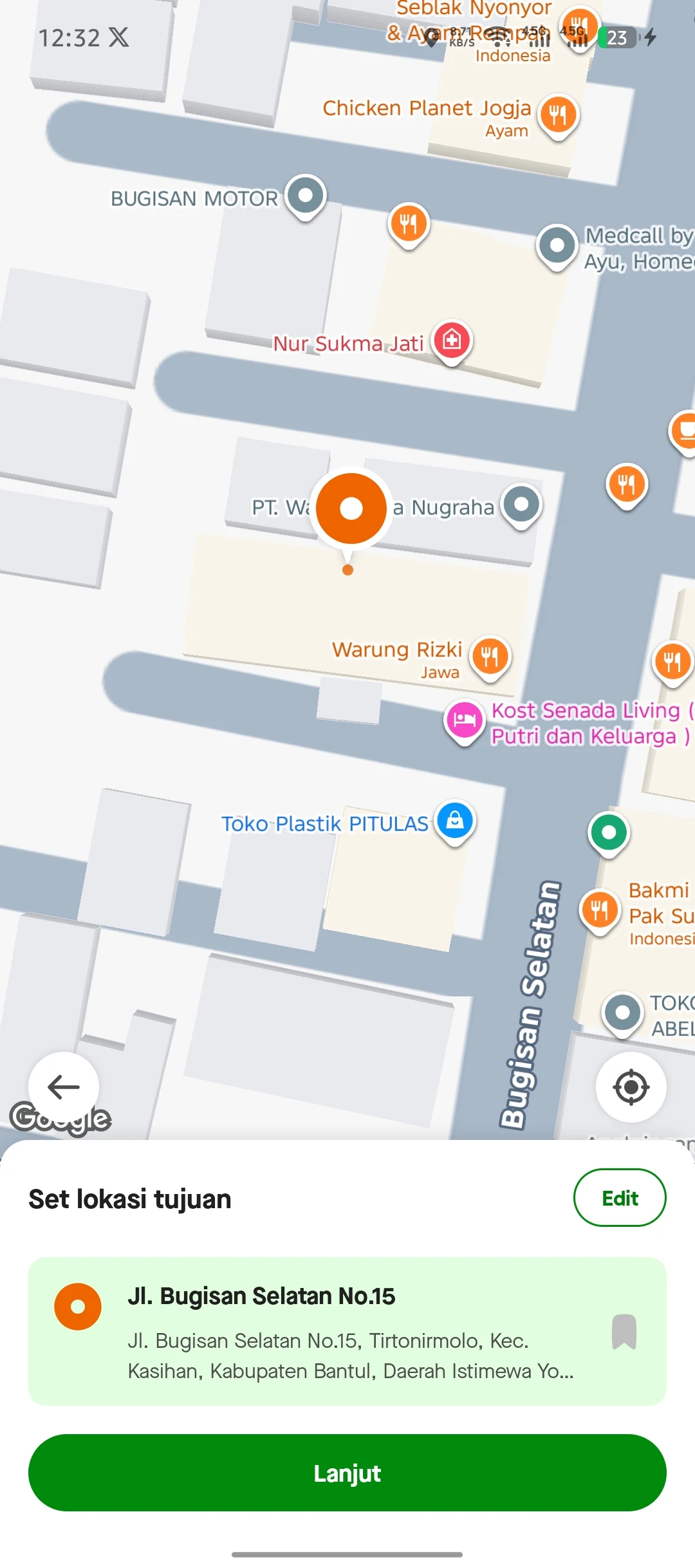 Titik Jemput Akurat & Presisi